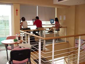Sprachschule Peking Internetcafé