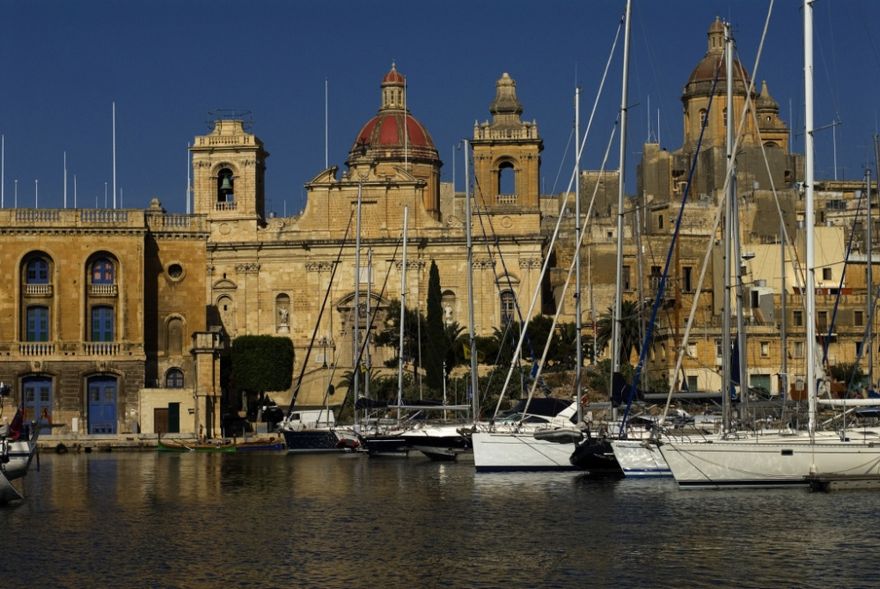 Hafen in St. Julian's, Malta