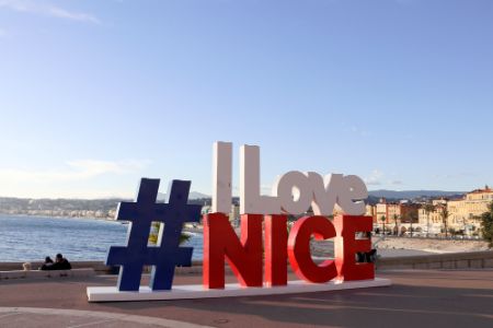 Nizza - I love Nice Skulptur
