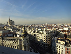 Sprachreisen Madrid.Blick vom Circulo