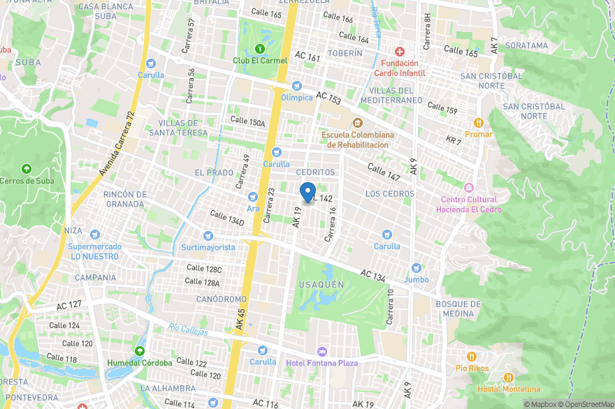Ih Bogotá - Open Street Map