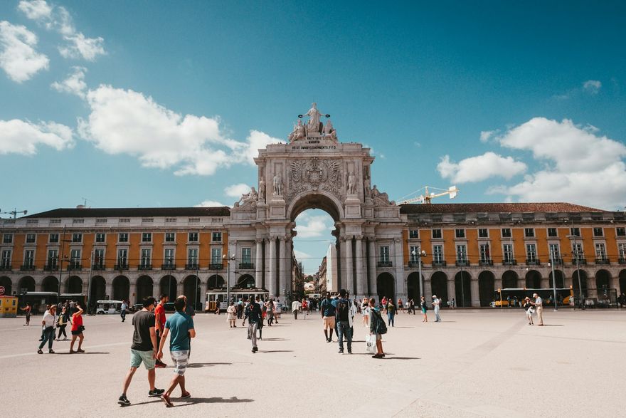 Lissabon Stadtplatz